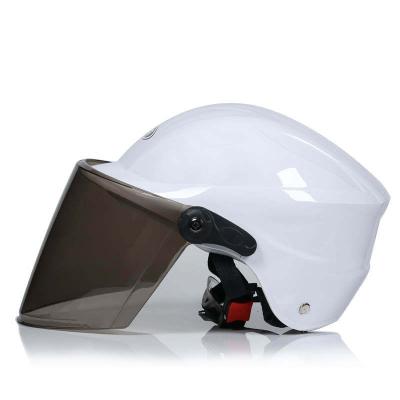 China New Fashion Helmet Full Face Motorcycle Helmet Open Face Wholesale Grade Custom Open Face Engineering White Material Unisex Helmet for sale