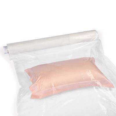 China Moisture Proof Transparent PE Wrapping Film For Mattress And Sofa Furniture for sale