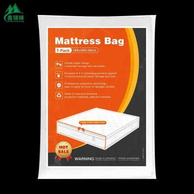 China Mattress Storage Moisture Proof Waterproof Sealable Bag Fits For Mobile Zipper Bag Mattress Plastic Packaging Bag for sale