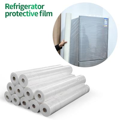 China Moisture-proof prevent custom oversized plastic film color electric refrigerator scratch PE surface protective film wrap for sale