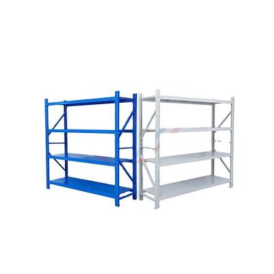 China Q235 Adjustable Steel Tier Corrosion Protection 4 Layer Shelf Adjustable Steel Storage Rack Color Feature Powder Weight Outdoor Cargo Multi Level Material for sale