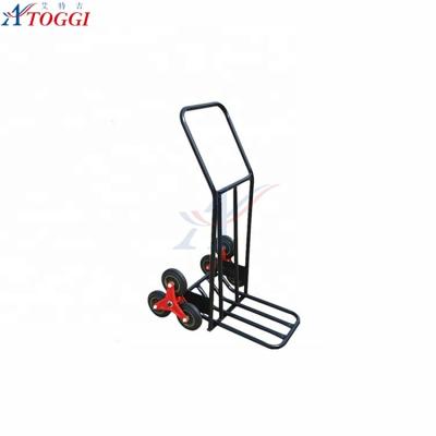 China Hand Climbing Ladder 3 Wheels Steel Stair Climbing Trolley for sale