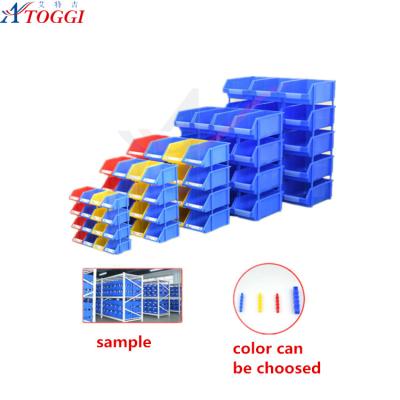 China Good Quality Solid Blue Stackable Plastic Box Box Used For Storage for sale