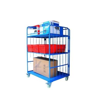 China Collapsible Folding Industry 500kg Roll Cage Container Carts for sale