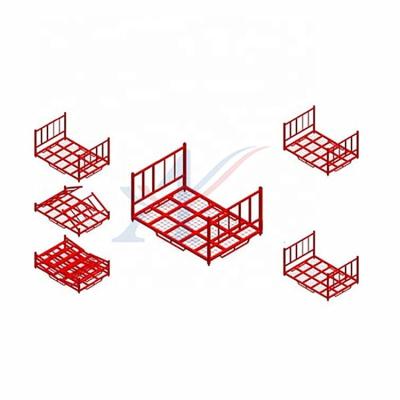 China Corrosion Protection OEM Foldable Steel Stacking Rack for sale