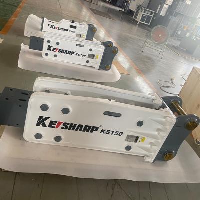 China Espejo de 100 mm de cincel KEISHARP KS150 Top tipo de rotor hidráulico para mini excavadora en venta