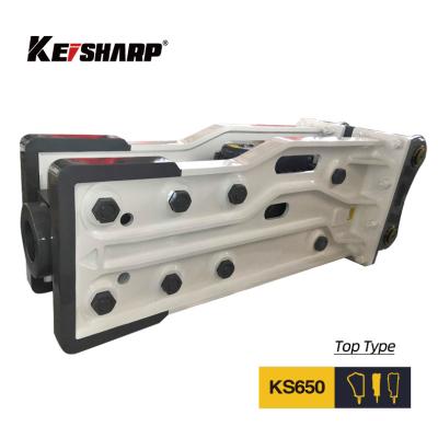 China KS650 Excavator Hydraulic Breakers Excavator Attachment For Demolition Work Te koop