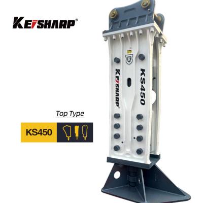 China 5200 kg hydraulische kap gemonteerde rotsbreker voor Caterpillar Komatsu graafmachine Te koop