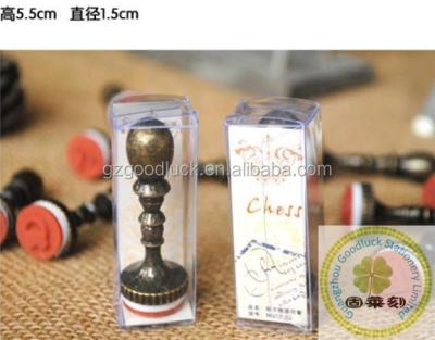 China Custom Office Vintage Design Seal / Korea Metal Seal Stationery for sale