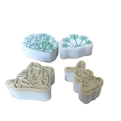 China Children's Toy Hot Sell Promotional Smile Face Cartoon EVA Foam Rubber Stamp For DIY Craft for sale