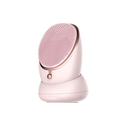 China MIQMI NEW Pore Remover 2 in 1 Cordless Silicone Face Cleansing Brush for Portable Facial Cleansing Beauty Brush Makers Face Clean Brush for sale