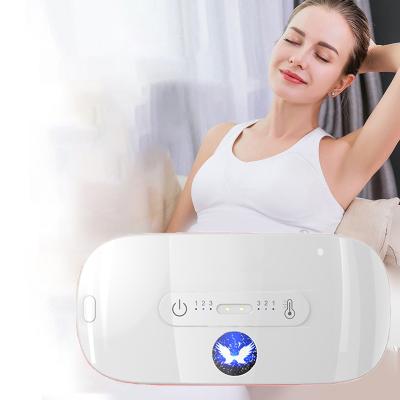 China 2021 Body Electric Heating Care Period Pain Relief Menstrual Belt Best USB Protection Portable Rechargeable Belly Warmer Belt for sale