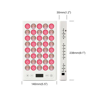 China Blood Vessel Removal JPC Facial Anti Aging Weight Loss Device Panel Support 660nm 850nm Infrared Support Led Red Light Therapy for sale