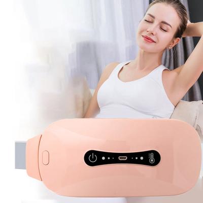 China Body Vibrating Portable Electric Passionate Palace Hot Belt USB Therapy Hold Belt Hot Palace Pain Relief Uterus Heat Hot Belt for sale