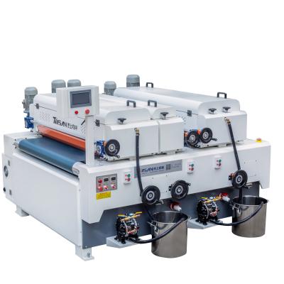 China Furniture /door/flat board roller coating machine 2rollers high UV glossy coating machine for PVC marble sheet for sale