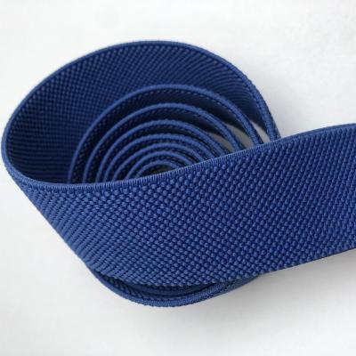 China Newest Style High Elastic/Viable/High Tenacity Durable Polyester Rigid Thick Woven Elastic With Grosgrain Pattern Webbing Straps for sale