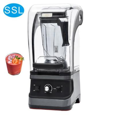 China 1680W Multifunctional High Speed ​​Food Processor Commercial Fruit Kitchen Smoothie Blender Blender With Noise Enclosure for sale