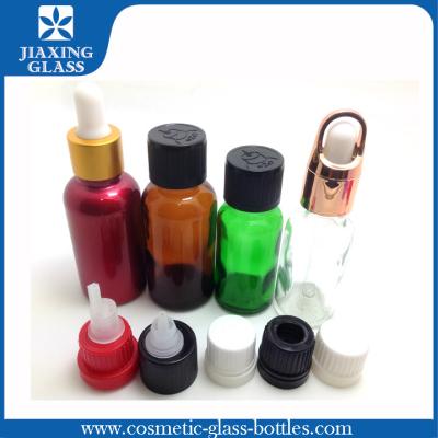 China Glass 15ml Refillable Essential Oil Dropper Bottles Customized Logo for sale