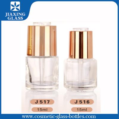 China Double Wall Glass Eye Dropper Bottles With Glass Button Dropper for sale