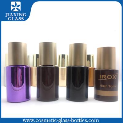 China Opaque 35ml 30ml Glass Dropper Bottle Aluminum Fundation Oils Cosmetic Container for sale