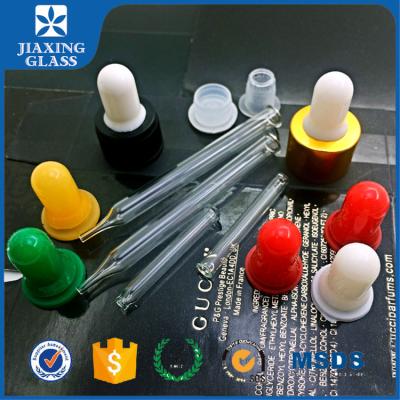 China Red Blue Black Green Glass Eye Dropper Bottles Customized Professional for sale