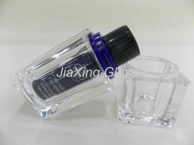 China 10ml Oil Serum Square  Small Cosmetic Containers , Small Clear Plastic Cosmetic Containers for sale