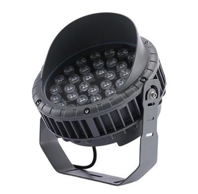 China round LANDSCAPE flood light led outdoor AC220V DC24v 50w for tree or building RGB yellow white for sale