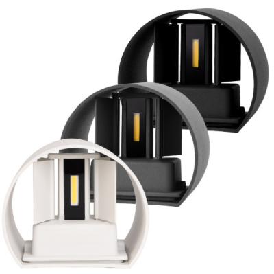 China Modern Round Double Heard 6w 8w 10w 12w Square LED Recessed Indoor And Outdoor Spot Up & Down Light for sale