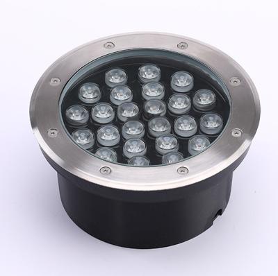 China Warm White Outdoor Garden 24w 36w 48w RGB RGBW Landscape Led Underground Light Waterproof IP67 for sale