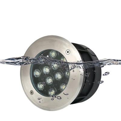 China Outdoor Garden 9W 12W 18W Bottom Water Landscape Led Underground Light IP68 for sale