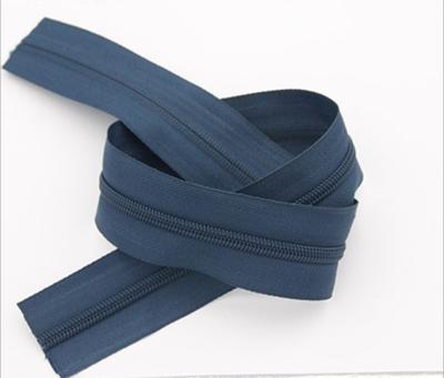 China Competitive Price No.5 Eco - Friendly Nylon Zipper Long Chain Roll For Garment for sale