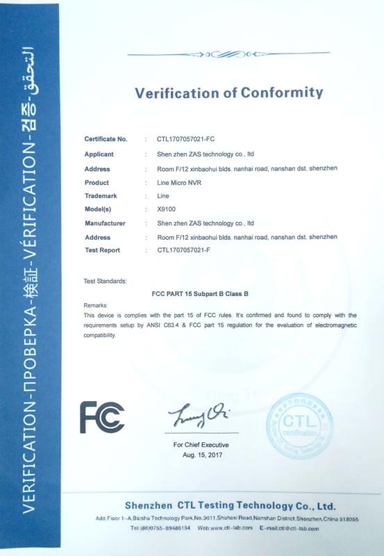 FCC - Shenzhen ZAS Technology Co., Ltd.