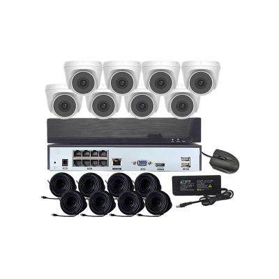 China NIGHT VISION CCTV Camera Kits HD H.265 3MP POE NVR KIT 8ch Camera Set General Security System NVR Set Camera Kit CCTV Security System for sale