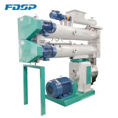 China food & Beverage Plant 350mm Pellet Die High Grade Double Feed Machinery Conditioner Packaging Long Time Pellet Mill for sale