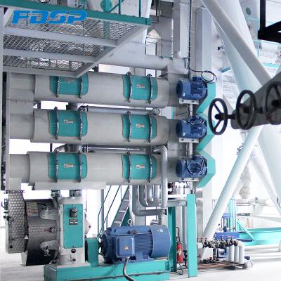 China For Making Feed Pellet Feed Engineering 3-5tph Feed Production Line Shrimp Crab Feed Pellet Making Equipment for sale