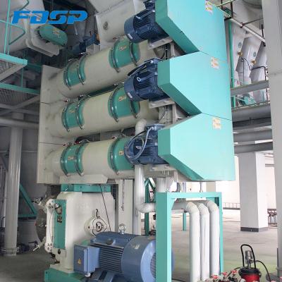 China To make feed pellet PLC automatic sinking fish to feed plant aqua feed making line maker for sale