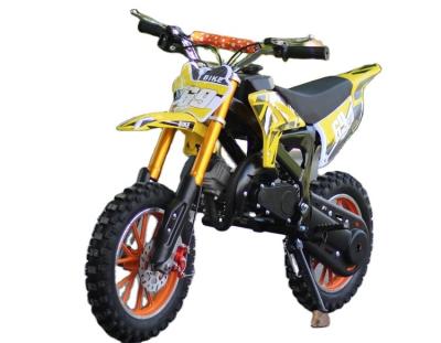 China brand new 49 cc mini bike new style 2 stroke pocket bike outside use 50 cc gasoline mixed oil dirt bike design for children for sale