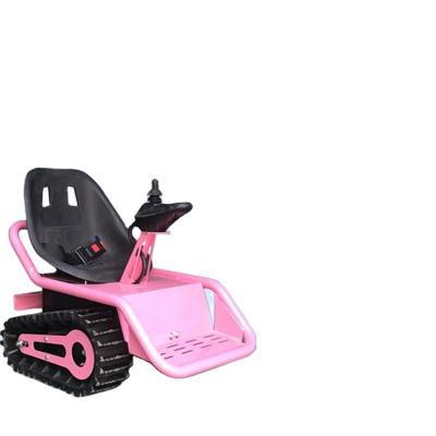 China 2024 China custom tracked ATV can sit people children small tank electric tracked vehicle for sale