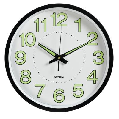 China 2022 Customized LUMINOVA 2022 Home Decoration 12cm Night Glow Glass Light Light Clock for sale