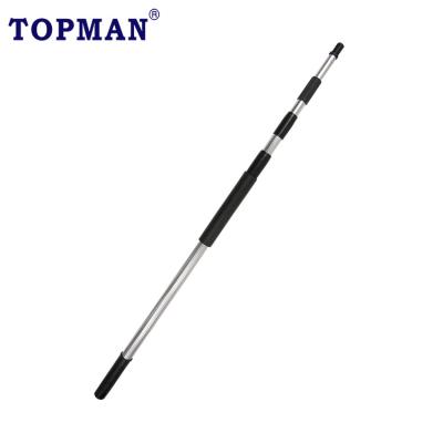 China 4.5 Meter Aluminum Telescopic Pole Extension Aluminum Pole 4 Sections For Paint Roller Brush And For Cleaning for sale