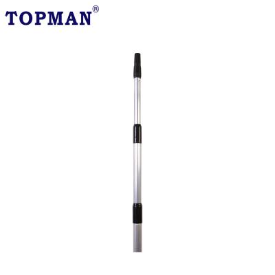 China Aluminum Paint Tools Adjustable Extension Telescopic Pole Good Price For 4 Meter 3 Sections for sale