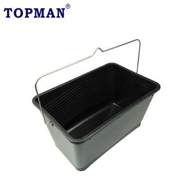 China 15L Plastic Paint Bucket Tray Plastic Paint Roller Tray for sale