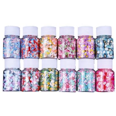 China 15g DIY Toy Set Simulation Glue Jewelry Accessories Cream Variety Bottled Soft Ceramic Particles 12 Series for sale