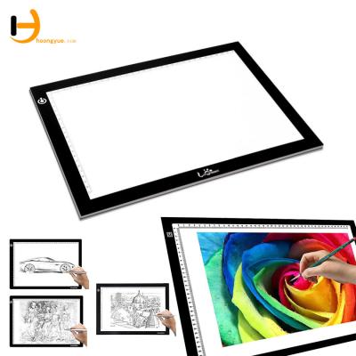 China Store LED Light Box Table A3/A4 Anime Cart Sketch Board Translucent Third Gear High Quality Dimming for sale