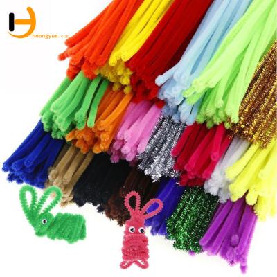 China 100Packs Children's Toys Colorful Craft Yarn Pipe Cleaners For Kids Education Sludge Kit for sale