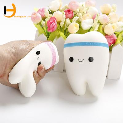 China Mini Toy Best Selling Explosions Squishy Toy Simulation Teeth Hang Pendant with Decompression Linked Slow New Bead Spot Toy for sale