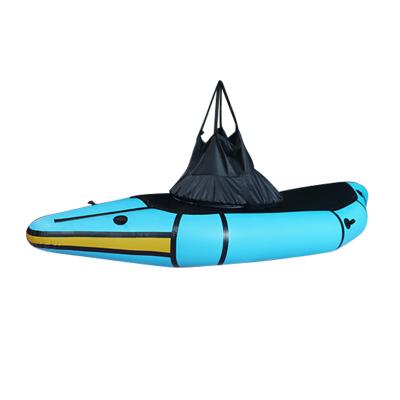 China Top Selling Lightweight Inflatable Bike Raft Paddle Kayak Entertainment Customized TPU 1-Person packraft/ for sale