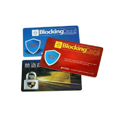 China Protect 13.56Mhz Thickness RFID Blocking Card Protect Credit Bank Card Protector for sale