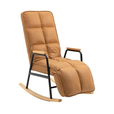 China Foldable Modern Ergonomic Comfortable Cloth Venue Leisure Office Adult Sleeping Rocking Lounge Chairs for sale