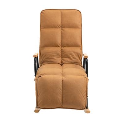 China Foldable Arm Chair Leisure Lounge Rocking Chair Simple Home Office Living Room Furniture Sofa Chair for sale